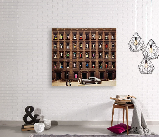 Ormond Gigli/Girls in the Windows/Canvas Print/Art/Home Decor/New/Gift/Reproduction/.