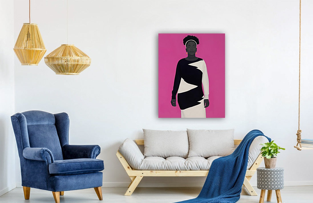 Amy Sherald Sometimes the king is a woman Canvas Print/Art/Home Decor/New/Gift/Reproduction/