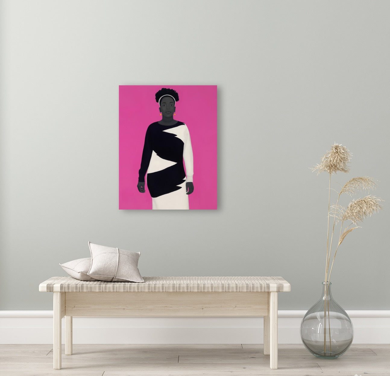 Amy Sherald Sometimes the king is a woman Canvas Print/Art/Home Decor/New/Gift/Reproduction/