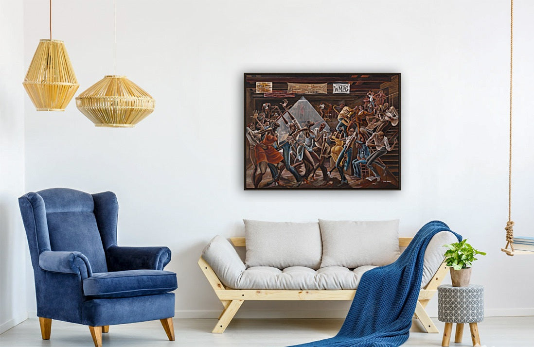 Ernie Barnes/Sugar Shack/Canvas Print/Art/Home Decor/New/Gift/Reproduction/.