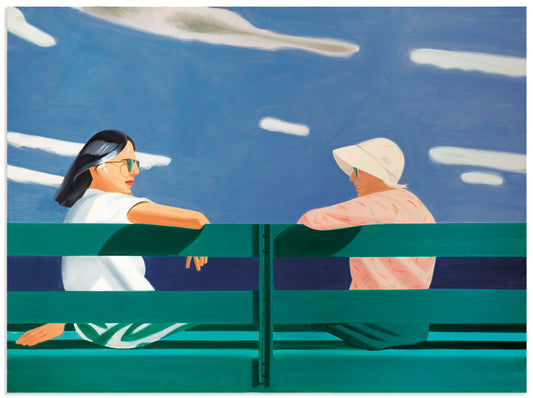 Alex Katz/Ada and Louise bench/Canvas Print/Art/Home Decor/New/Gift/Reproduction/.