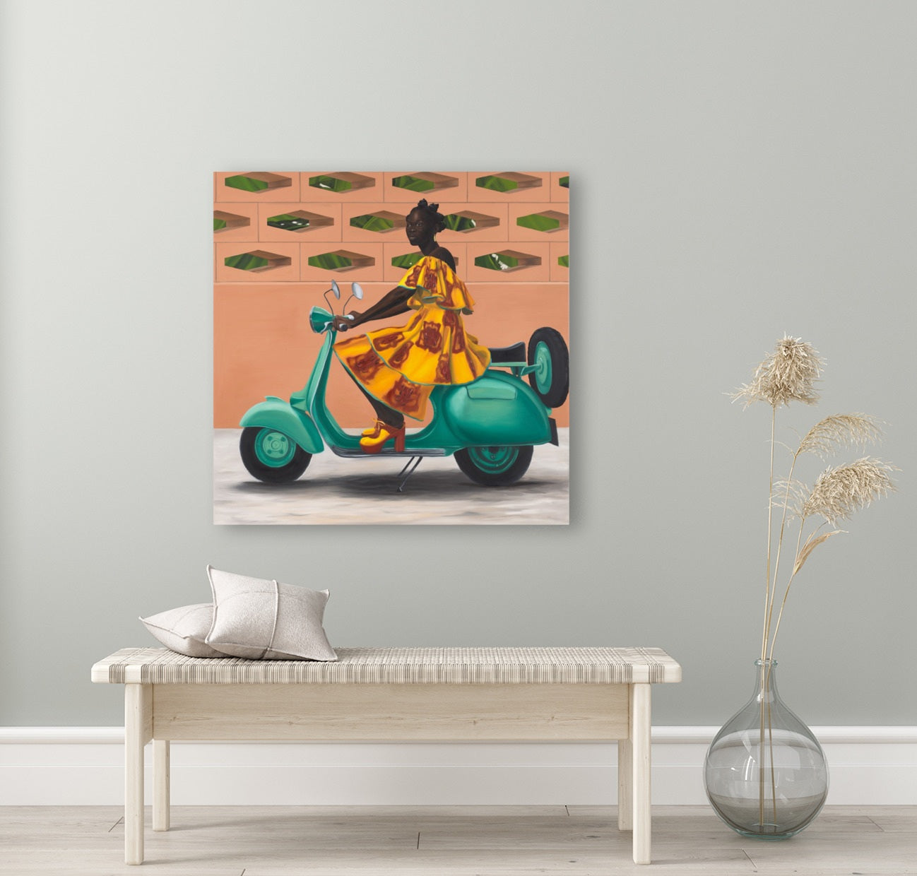 Peter Uka /Still Riding/Canvas Print/Art/Home Decor/New/Gift/Reproduction/.//
