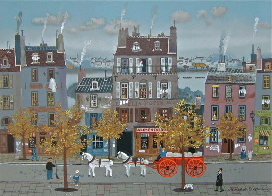 Michel Delacroix/Felix Potin/Canvas Print/Art/Home Decor/New/Gift/Reproduction/.