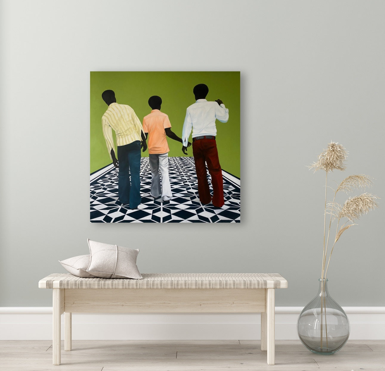 Peter Uka/Spunky Vibes/Canvas Print/Art/Home Decor/New/Gift/Reproduction/.