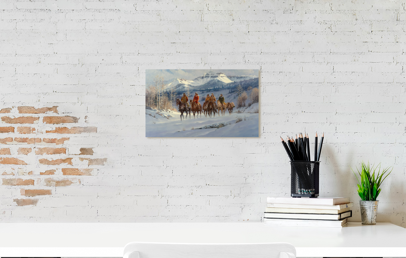 G. Harvey Cimarron Cowhands /Canvas Print/Art/Home Decor/New/Gift/Reproduction/.