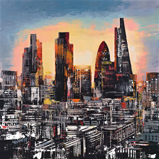 PAUL KENTON/City Burst/Canvas Print/Art/Home Decor/New/Gift/Reproduction/.