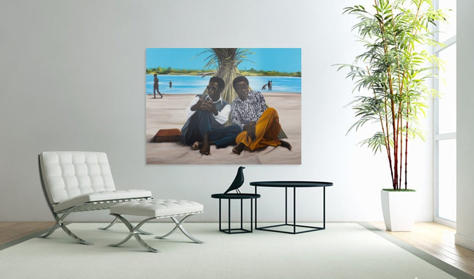Peter Uka/Beach Life/Canvas Print/Art/Home Decor/New/Gift/Reproduction/.