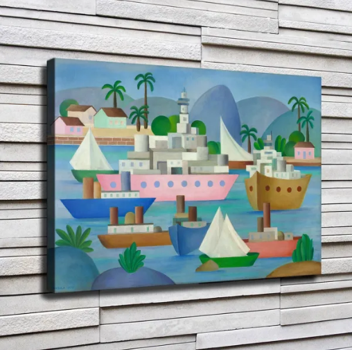 Tarsila do Amaral/Porto/Canvas Print/Art/Home Decor/New/Gift/Reproduction/.