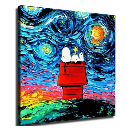 Charles M. Schulz/Canvas Print/Art/Home Decor/New/Gift/Reproduction/.