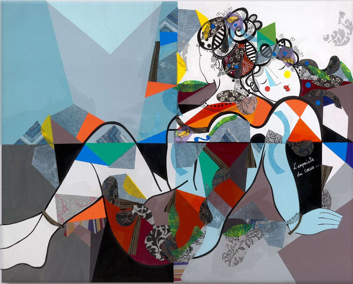 Yoel Benharrouche/L'empreinte du Coeur/Canvas Print/Art/Home Decor/New/Gift/Reproduction/