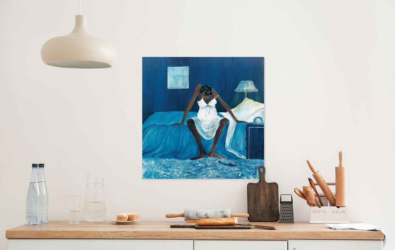 Annie Lee/Blue Monday/Canvas Print/Art/Home Decor/New/Gift/Reproduction/.