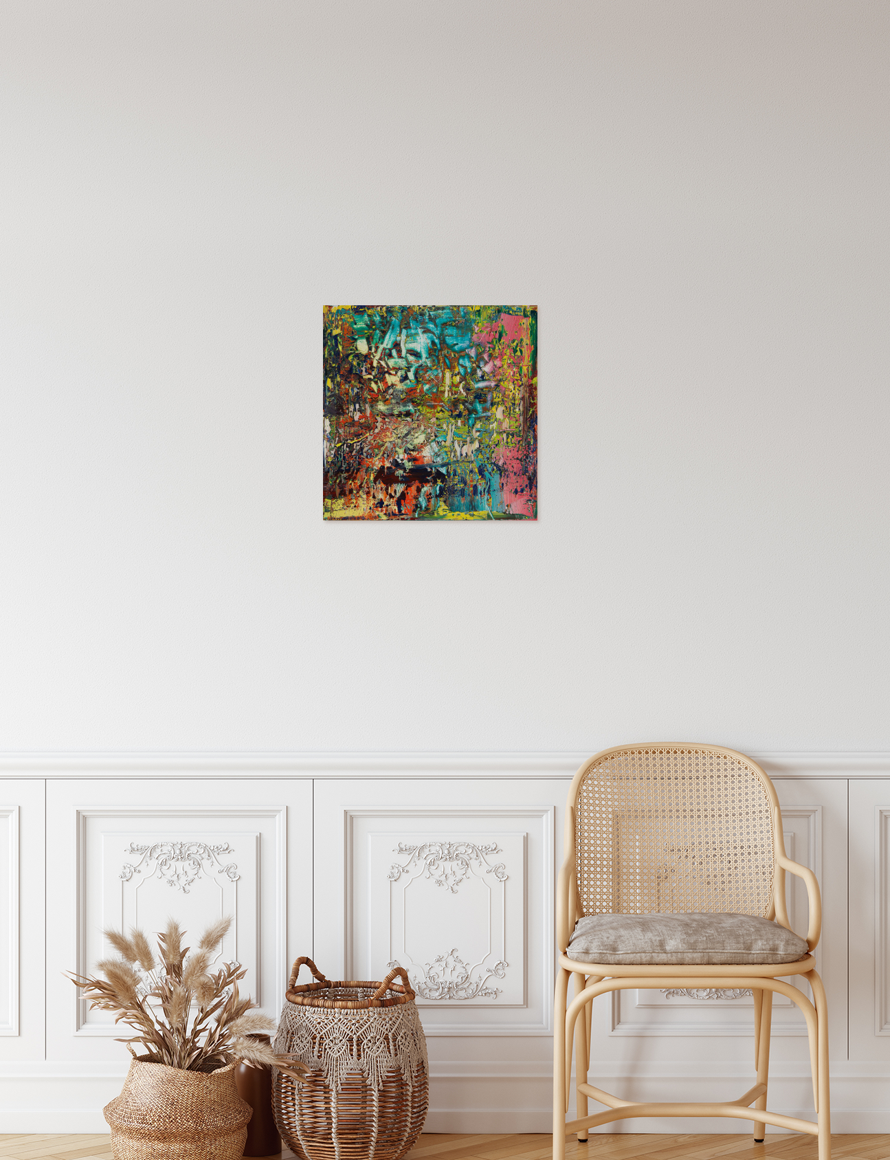 Gerhard RICHTER / ABSTRAKTES BILD/Canvas Print/Art/Home Decor/New/Gift/Reproduction/