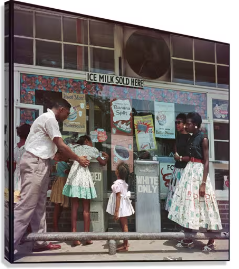Gordon Parks/At Segregated Drinking Fountain/ Mobile/ Alabama/Black Lives Matter African American/Canvas Print/Art/Home Decor/Reproduction/