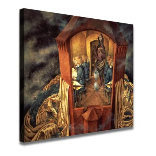 Remedios Varo /Embroidering the Earth's Mantle/Canvas Print/Art/Home Decor/New/Gift/Reproduction/.